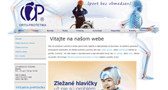 Desktop Screenshot of ortoprotetika.sk